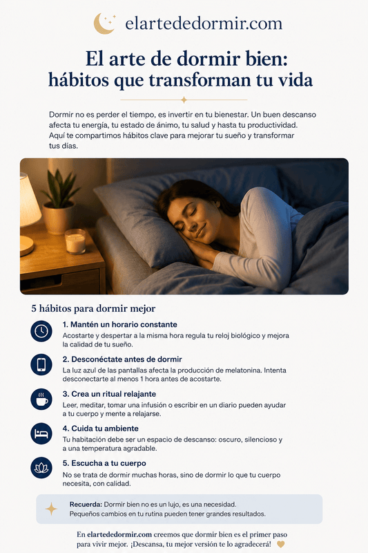 La higiene del sueño - EAD-El Arte de Dormir